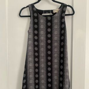 Black and white dress